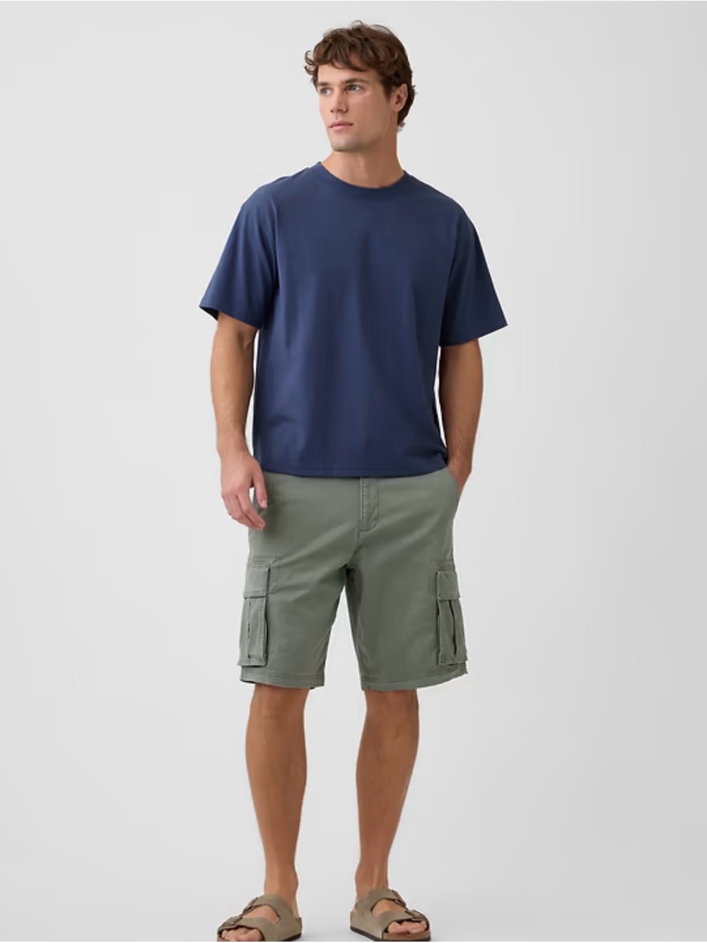 GAP Men's Olive Green Cargo Shorts